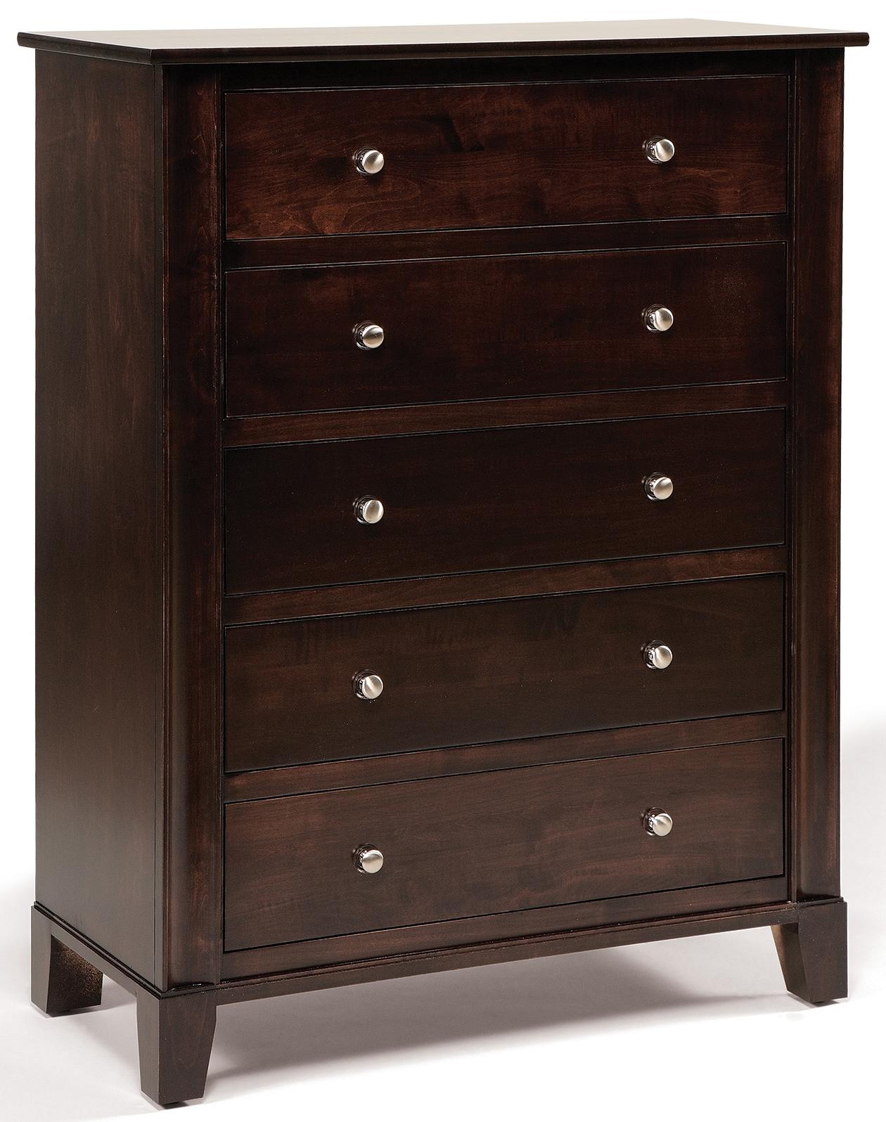 Daniels Amish Cosmopolitan 5Drawer Chest Sprintz Furniture Drawer